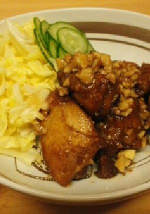 鶏の唐揚げ♪カレー照り焼き-レシピのメイン写真