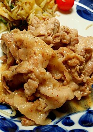 豚こま肉 粒マスタード風味-レシピのメイン写真