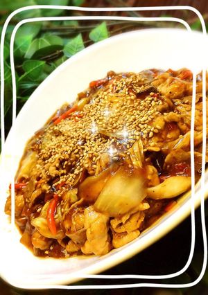 冷蔵庫整理で野菜炒め特製餡ダレ-レシピのメイン写真