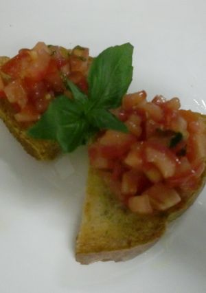にんにくの口臭抑え気味ブルスケッタ-レシピのメイン写真