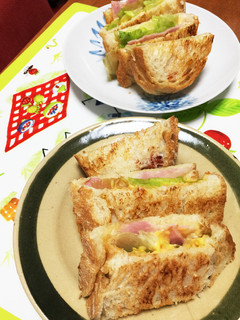 オイルなし。フライパンでホットサンド-レシピのメイン写真
