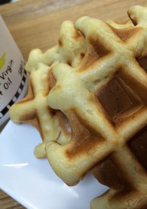 ココナッツオイルでワッフル-レシピのメイン写真