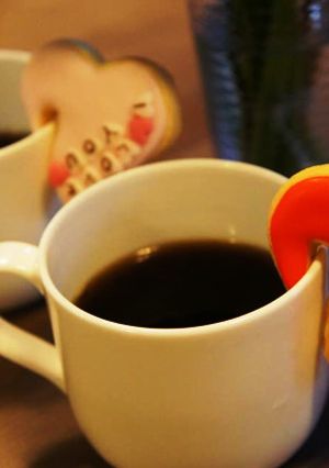 バレンタインに★コップのふちクッキー☆-レシピのメイン写真