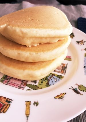 簡単＊ホットケーキ作りましょう♪-レシピのメイン写真