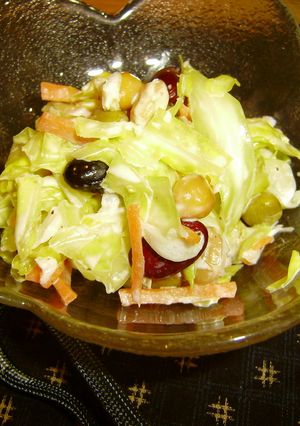 キャベツと蒸しサラダ豆のコールスロー風-レシピのメイン写真