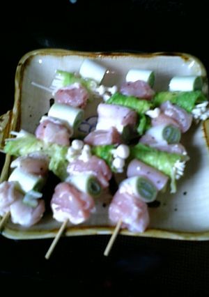 えのきで焼き鳥-レシピのメイン写真
