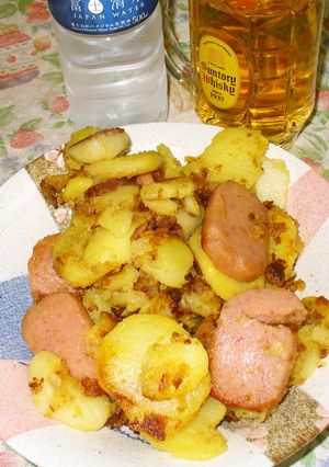 うま！じゃがいもとハムのﾏｰｶﾞﾘﾝ焼き-レシピのメイン写真