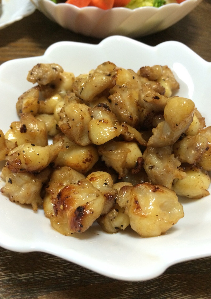 膝軟骨の炒め焼き-レシピのメイン写真