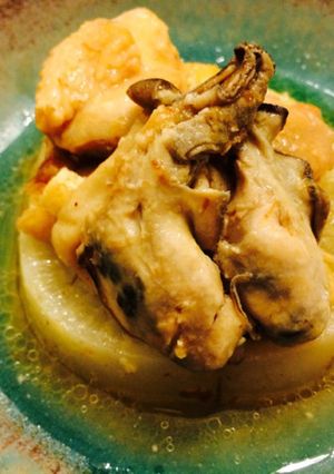極旨15分！牡蠣大根＆鶏と油揚げの和風煮-レシピのメイン写真