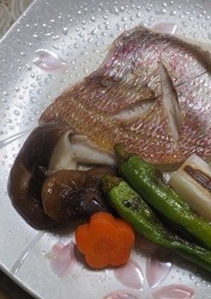 鯛の酒蒸し～野菜添え-レシピのメイン写真
