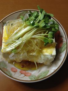 マンガ 深夜食堂の冷奴 アレンジ有り-レシピのメイン写真