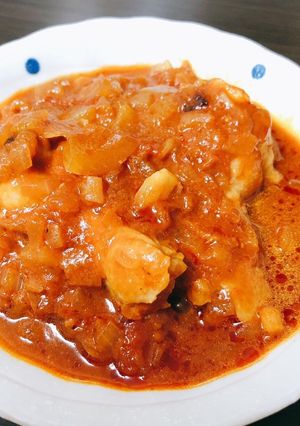 パキスタン風鶏肉のトマト煮込み-レシピのメイン写真