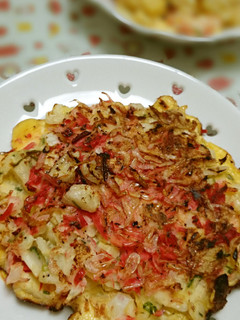 たっぷり白菜と桜えびのお好み焼き-レシピのメイン写真