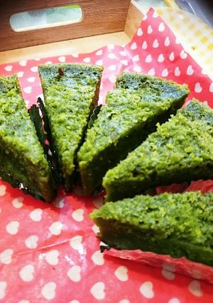 ほうれん草と豆乳のバターケーキ-レシピのメイン写真