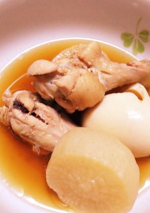 冷凍大根と手羽元と卵の煮物-レシピのメイン写真
