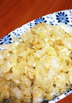 カリカリじゃこと白菜のゴマ風味和え-レシピのメイン写真