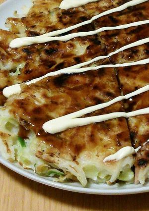 サクふわっ！米粉と白菜のお好み焼き-レシピのメイン写真