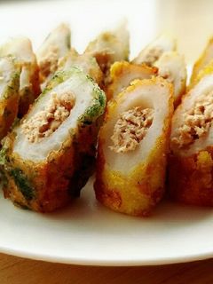 ツナマヨ入り竹輪の磯辺焼き-レシピのメイン写真