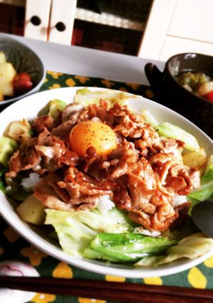 マヨポン豚丼-レシピのメイン写真