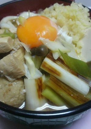32.男の焼かない鍋焼き(風)うどん-レシピのメイン写真