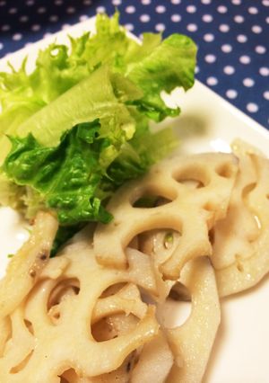 シンブルレンコン塩炒め-レシピのメイン写真