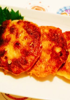 激うま！レンコンとひき肉のチヂミ-レシピのメイン写真
