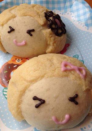 ふわっふわ♡女の子メロンパン♡-レシピのメイン写真