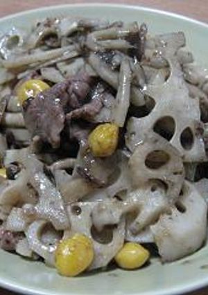 れんこんと牛肉のオイスター炒め-レシピのメイン写真
