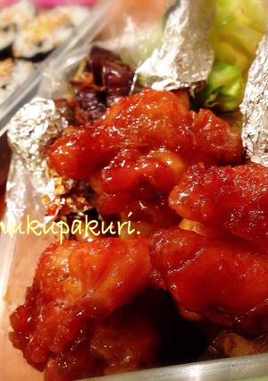 鶏の手羽もとチューリップで照り焼き〜！-レシピのメイン写真