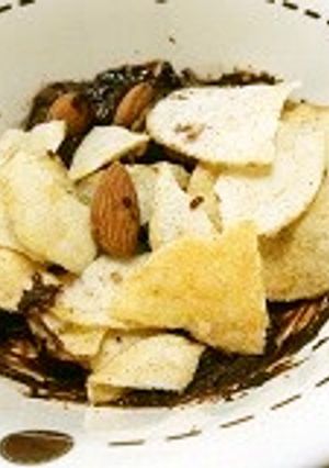 塩系お菓子のホットバナナちょこディップ-レシピのメイン写真