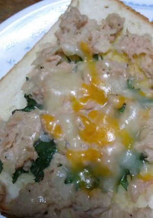しそﾂﾅﾁｰｽﾞ和風ﾄｰｽﾄ☆-レシピのメイン写真
