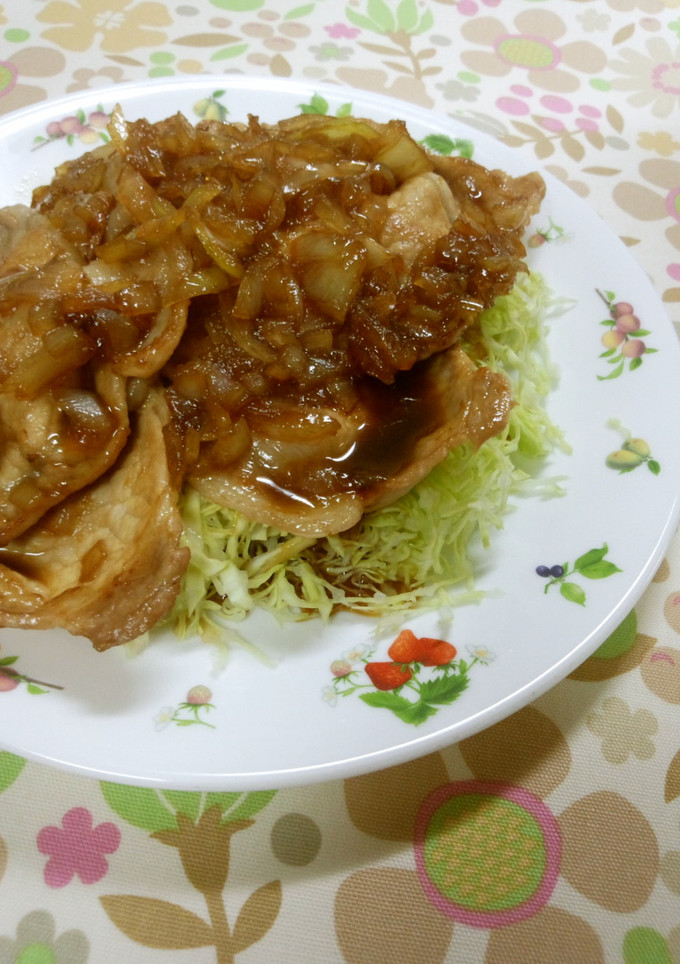いつもの豚肉の生姜焼き-レシピのメイン写真
