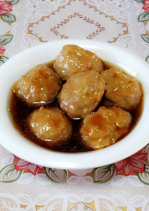 長芋入り和風甘酢肉だんご-レシピのメイン写真