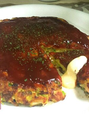 洋風お好み焼き☆海老のピザ玉-レシピのメイン写真