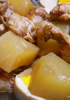三浦大根と手羽元の煮物-レシピのメイン写真