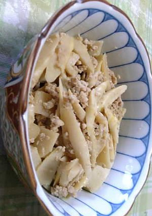 たけのこ（姫たけ）のそぼろ煮-レシピのメイン写真