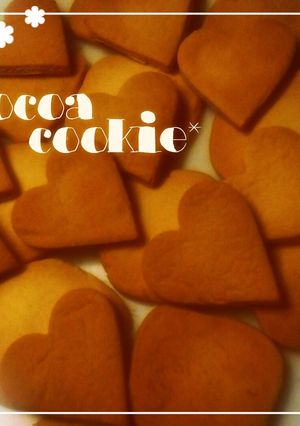 サクポリ♪硬めのクッキー～ココアver～-レシピのメイン写真