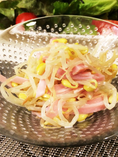 豆モヤシ&ハムのマヨ和え♪大量消費-レシピのメイン写真