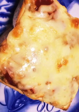 納豆トースト-レシピのメイン写真