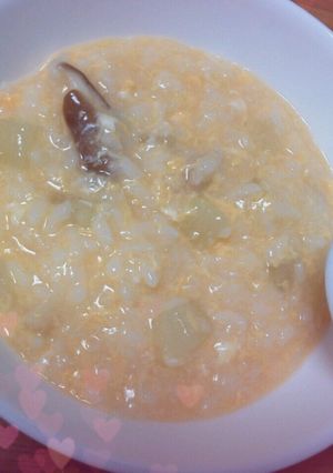 簡単ヘルシー♡残り野菜のお粥-レシピのメイン写真
