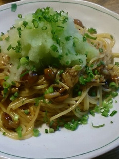 えのきとなめこで☆なめたけスパゲティー☆-レシピのメイン写真