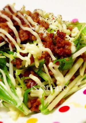 167kcal♡コチュジャン肉味噌サラダ-レシピのメイン写真