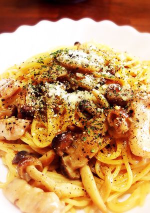 焼肉クリーミーパスタ-レシピのメイン写真