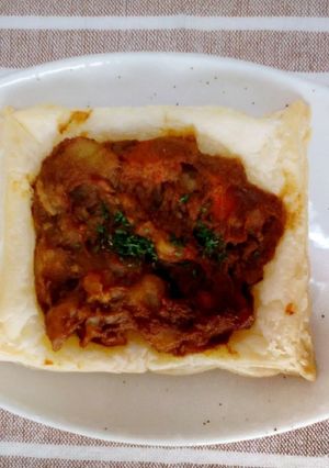【残り物リメイク】簡単カレーパイ-レシピのメイン写真
