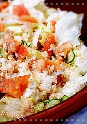 大人数でも◎！混ぜるだけの簡単ご飯サラダ-レシピのメイン写真