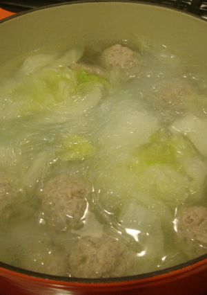 白菜と肉団子のじんわり♡あったかスープ-レシピのメイン写真