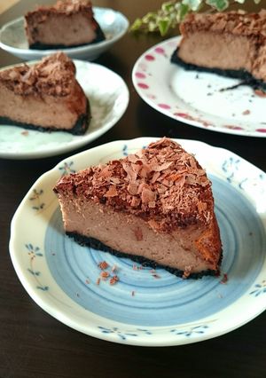 バレンタイン☆簡単チョコのチーズケーキ★-レシピのメイン写真