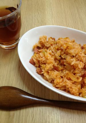 子ども大好きランチ☆ケチャップチャーハン-レシピのメイン写真