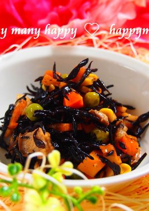 超☆簡単！！ひじきの煮物✿-レシピのメイン写真
