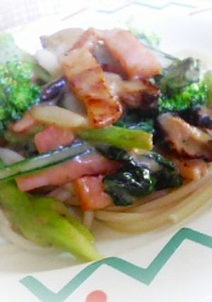 野菜たっぷり濃厚クリームパスタ♪-レシピのメイン写真